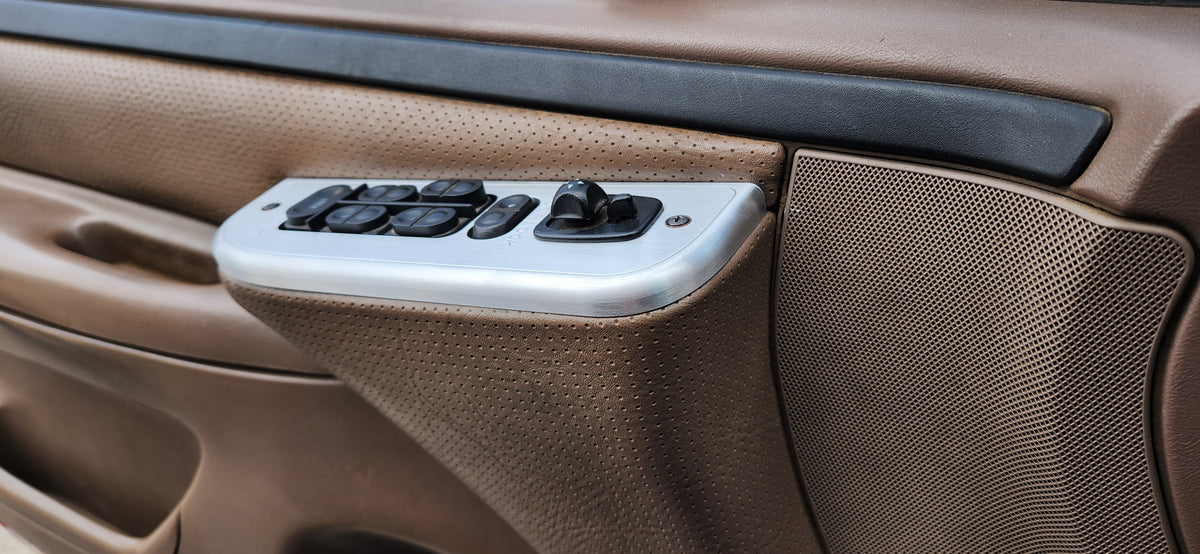 OBS Ford Truck Crew Cab, window switch bezel, drivers side installed with the factory hardware 