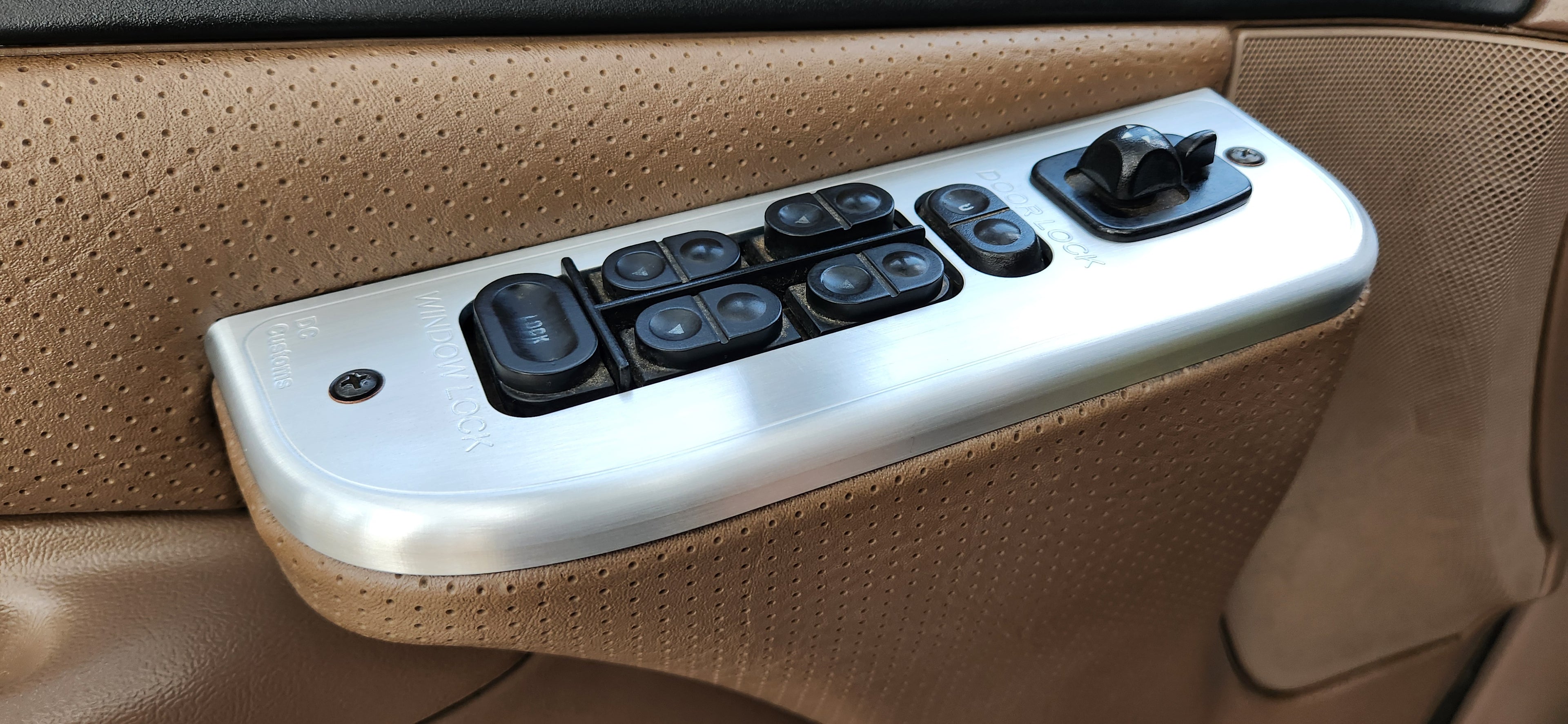 Driver side OBS Ford Window Control Bezel installed