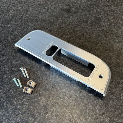 Billet Aluminum Window Control Bezel for OBS Ford 4 door trucks, hardware included. Option: No mirror control